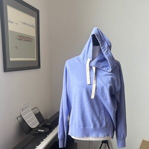 PJ SALVAGE Light Purple Hooded Pullover Sweatshirt with Drawstring